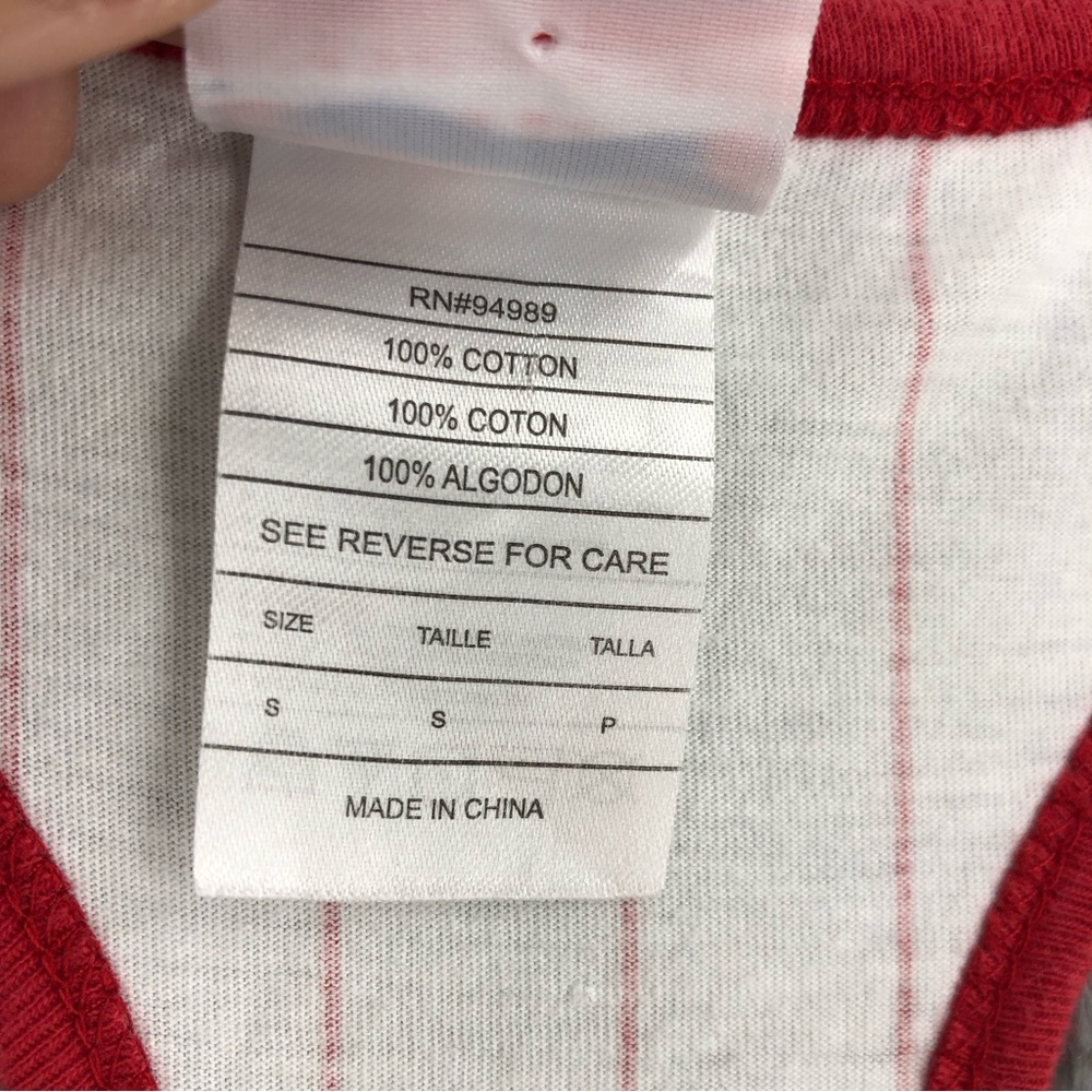 Campus Lifestyle Tank Top Womens Size Small St Louis Cardinals Striped Baseball - Picture 5 of 10